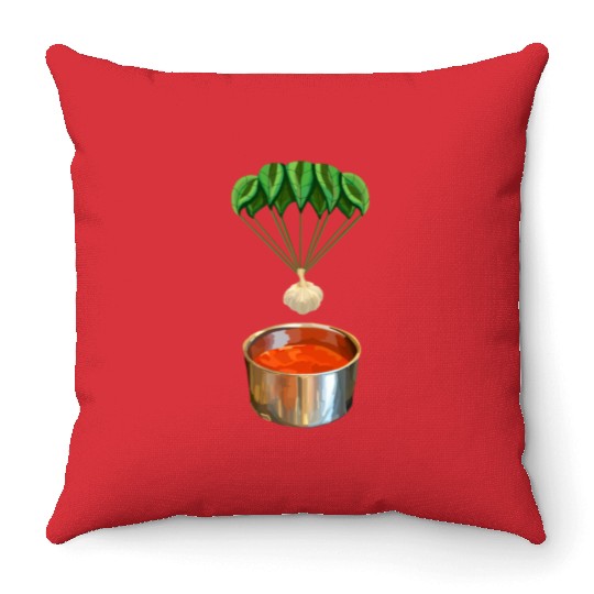 Italian Garlic Basil Tomato Sauce Throw Pillows