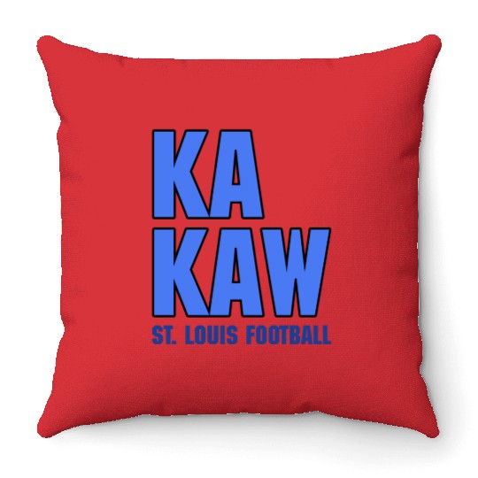 BATTLEHAWKS FOOTBAL ST LOUIS Throw Pillows
