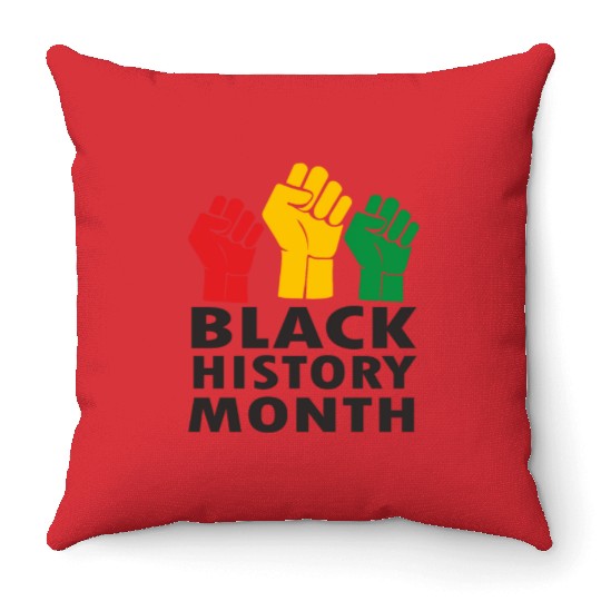 Juneteenth, Black History Month, Freedom Day Throw Pillows
