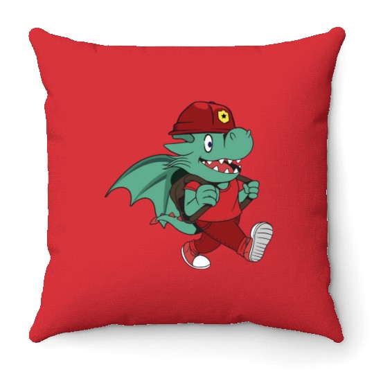 Fire Academy Student Throw Pillows