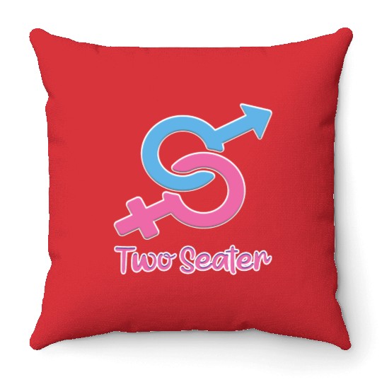 Silk road tees two seater funny Throw Pillows