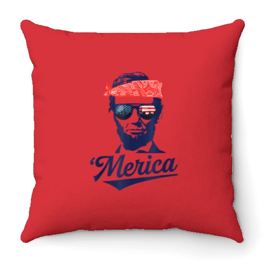 Funny Abraham Lincoln Throw Pillows