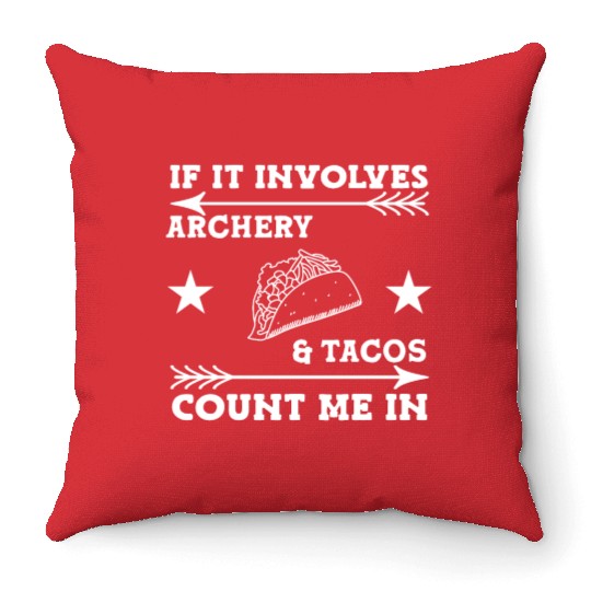 Archery Archer Throw Pillows
