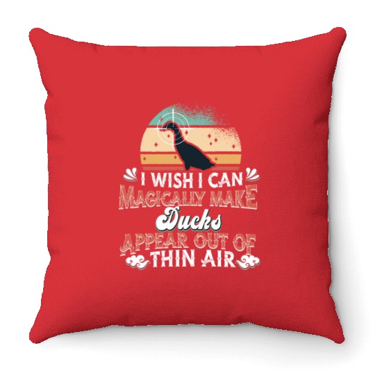 Duck Hunting Throw Pillows