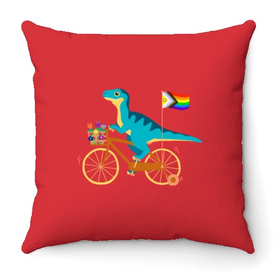 velociraptor Throw Pillows