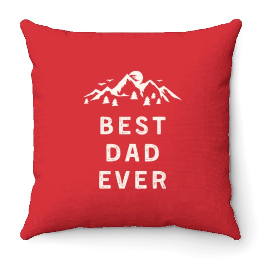 Best dad ever Throw Pillows