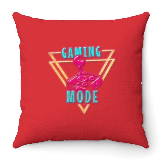 Retro Party Colorful Old School Throw Pillows