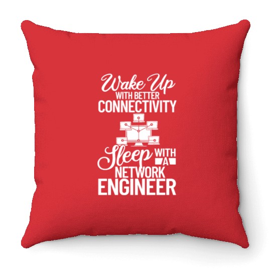 Network Engineer Director Computer Engineering Throw Pillows
