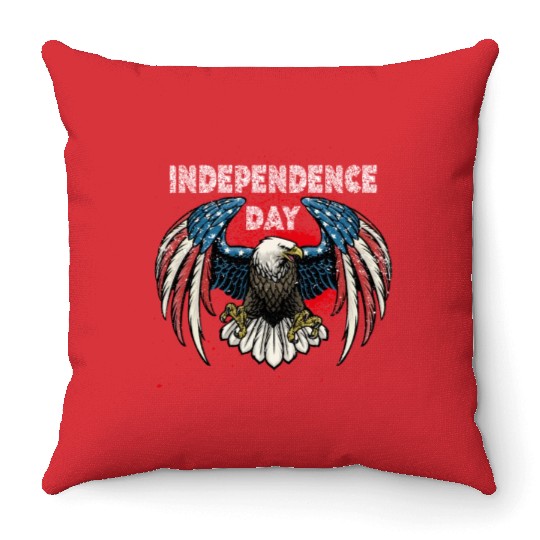Independence day 2023 Throw Pillows