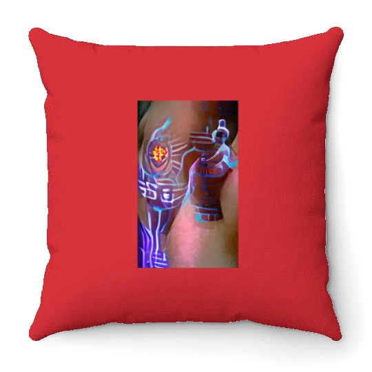 Human Power Plant Throw Pillows