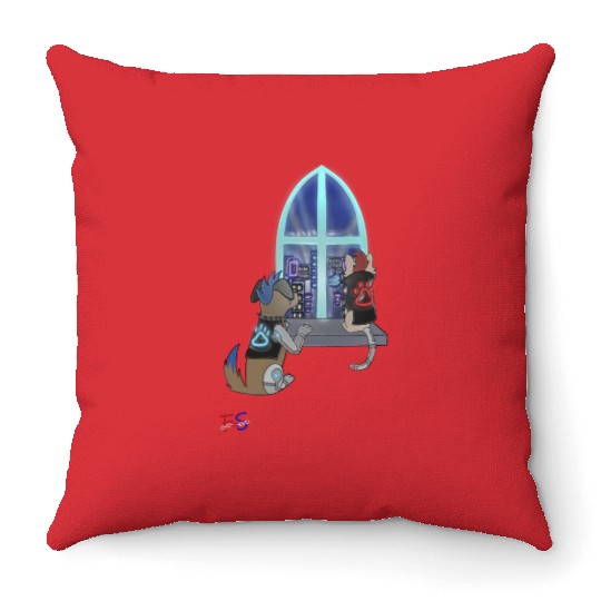 Cyberpunk Throw Pillows