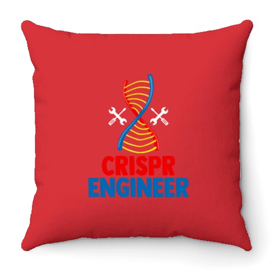 Crispr Engineer Gift Throw Pillows