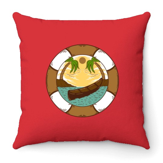 WELCOME TO OUR PARADISE Throw Pillows