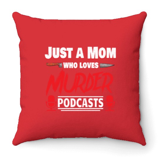 True Crime Murder Spy Crime Interest Gift Idea Throw Pillows