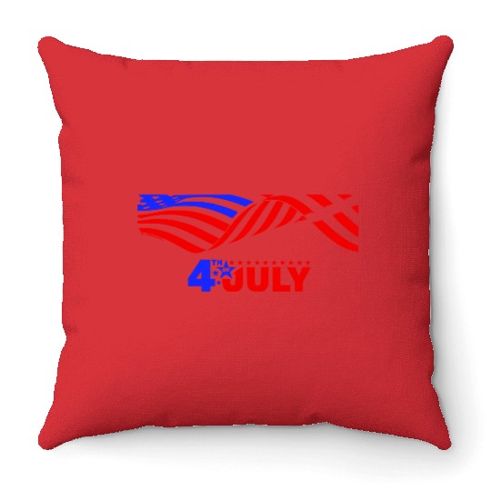 4th Of July Throw Pillows