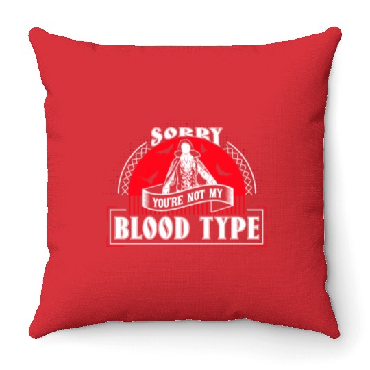 Halloween Vampire Lord Trick Or Treat Gift Throw Pillows