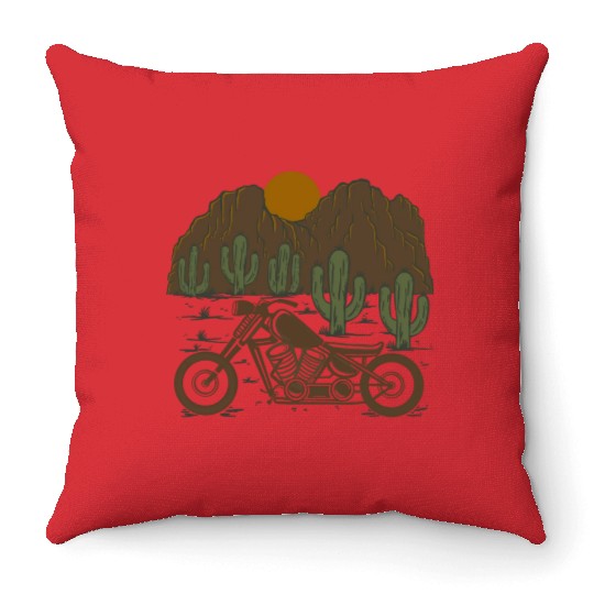 BROTHERHOOD DESERT Throw Pillows
