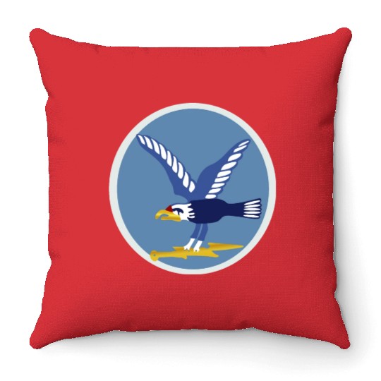 Army 188th Airborne Infantry Regiment SSI wo Txt X Throw Pillows