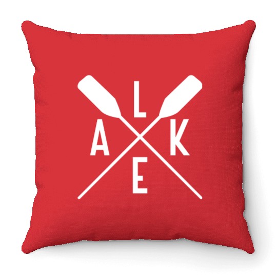 Lake Life Throw Pillows
