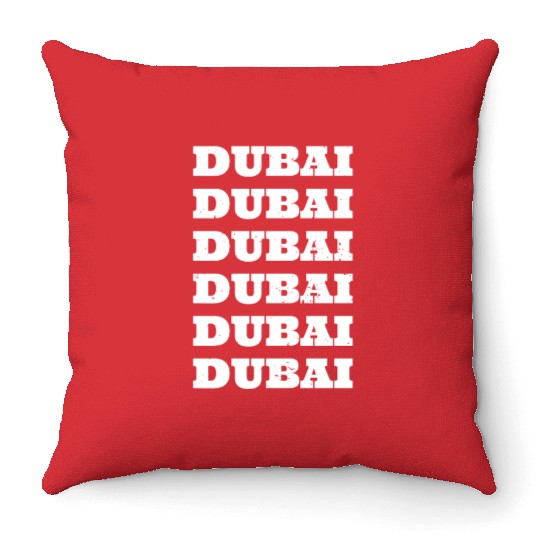 Dubai Throw Pillows