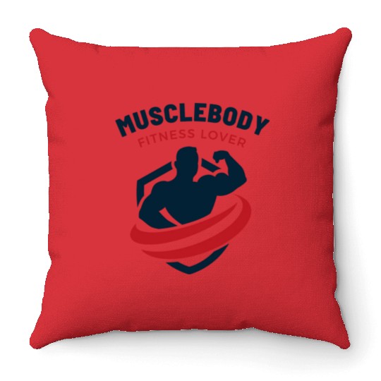 Fitness Gym Throw Pillows