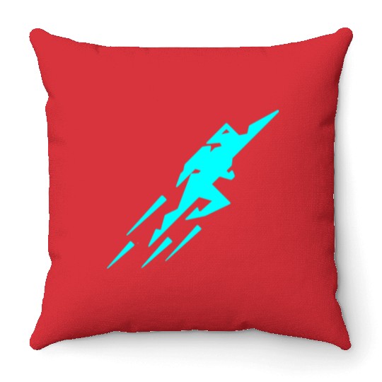 Rocket Man Throw Pillows