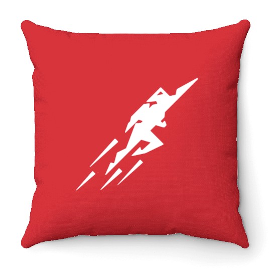 Rocket Man Throw Pillows