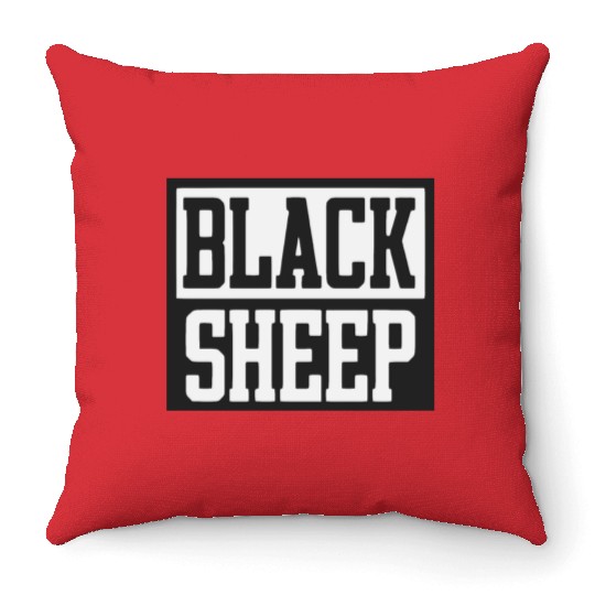 Black Sheep Throw Pillows