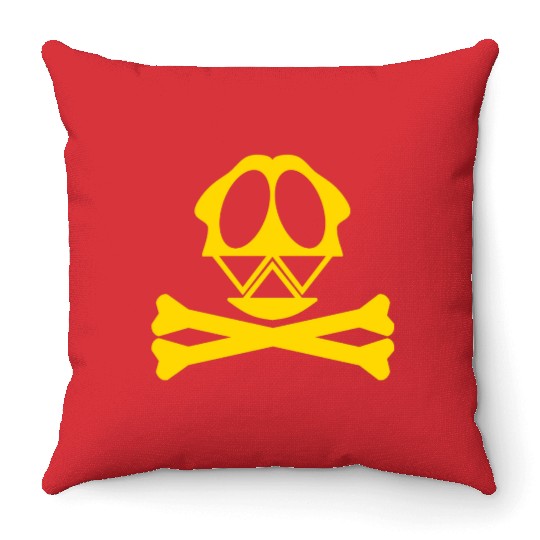 Silly Crossbones Throw Pillows