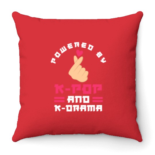 K-Pop K-Drama Korean Pop Music Throw Pillows