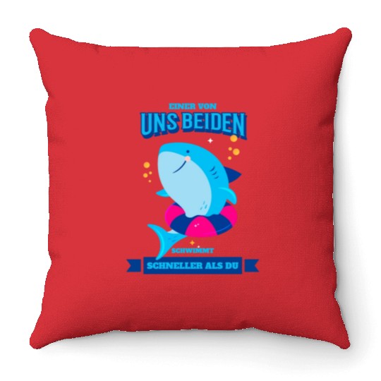 Learn To Swim ones of us Swims Faster Than You Throw Pillows