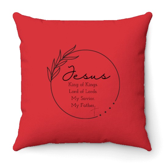 Jesus. My Everything. Throw Pillows