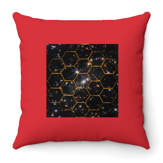 design of james webb space Throw Pillows
