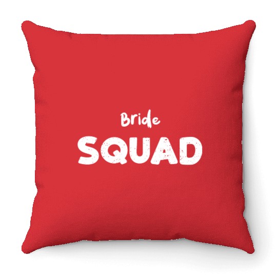Bride Squad - Bachelorette Party Throw Pillows