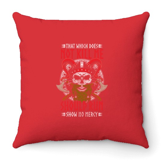 Vikings Warrior Valhalla Heather Throw Pillows
