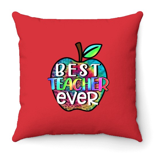 Teacher, Best Teacher Ever Throw Pillows