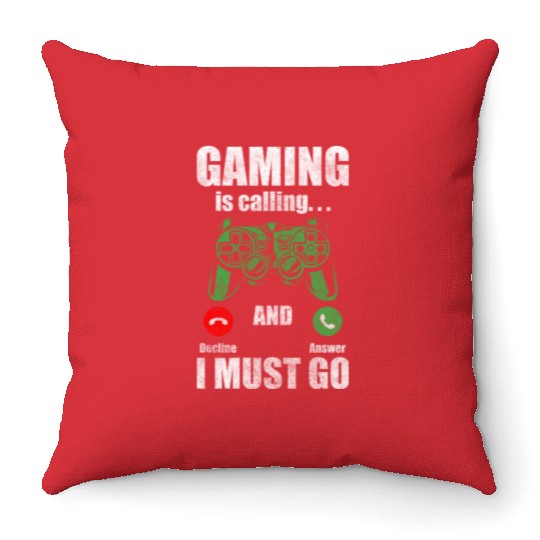 Gamer Geek Pc Throw Pillows