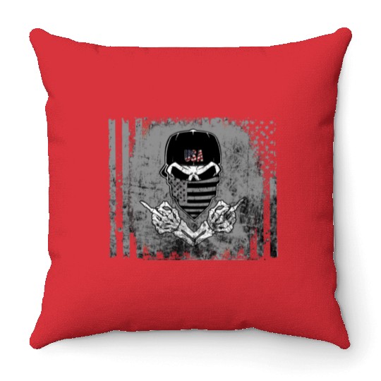 Wear American Warrior Throw Pillows