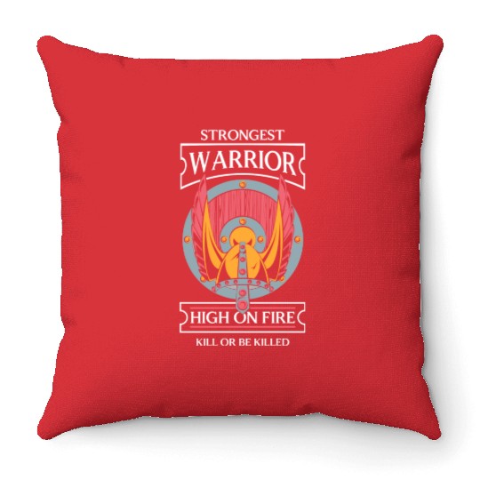 Thor Father Teutons Throw Pillows