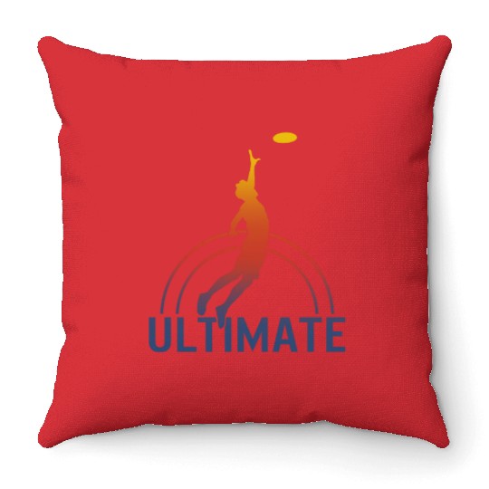 Frisbee Throw Pillows, Ultimate Frisbee Throw Pillows, Flying Disc