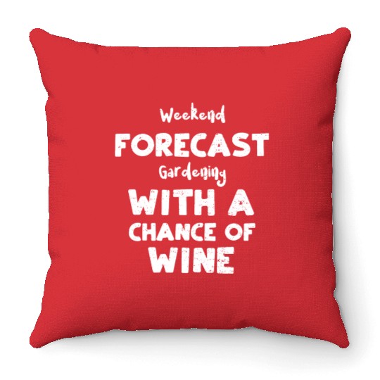 Weekend Forecast Gardening With... Throw Pillows