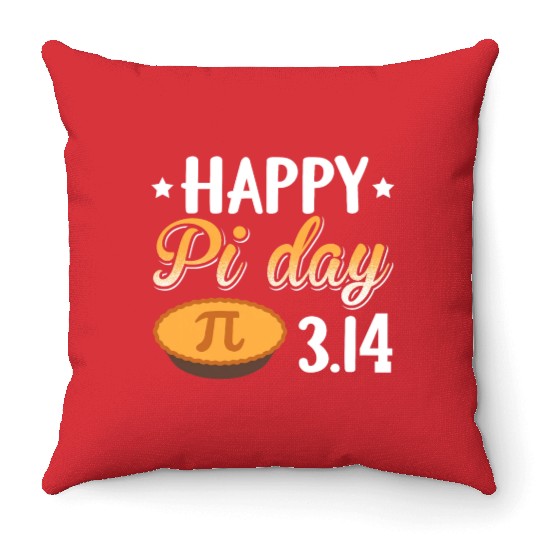 Happy Pi Day Throw Pillows Love Math Funny Throw Pillows