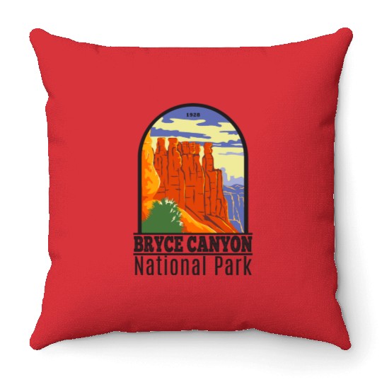 Bryce Canyon National Park Utah Throw Pillows