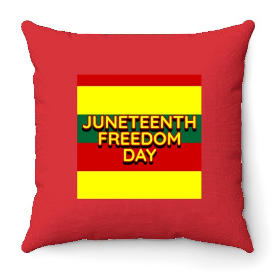 UNITED (JUNETEENTH) Throw Pillows