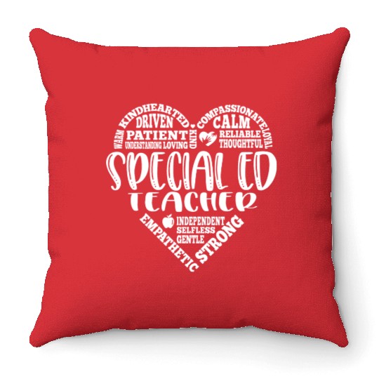 Special education teacher, SPED teacher Throw Pillows