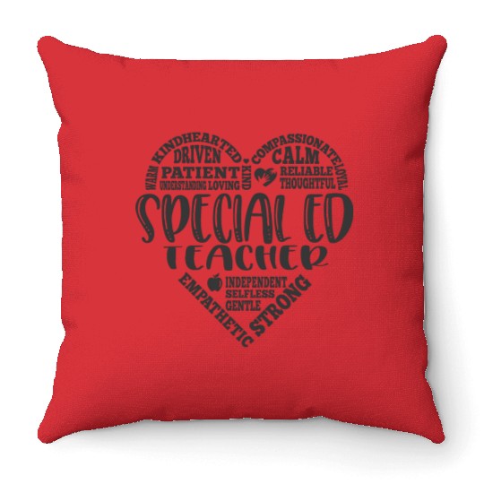 Special education teacher, SPED teacher Throw Pillows