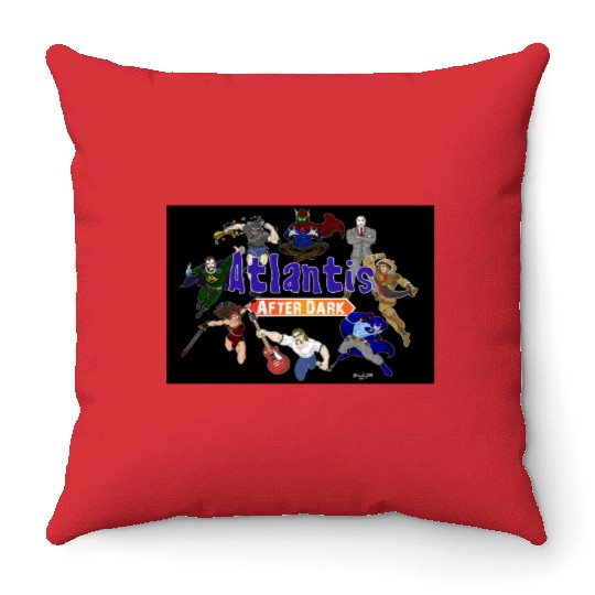 THE ALL-STAR POSTER Throw Pillows