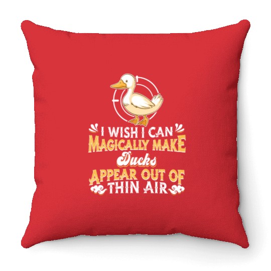 Duck Hunting Throw Pillows