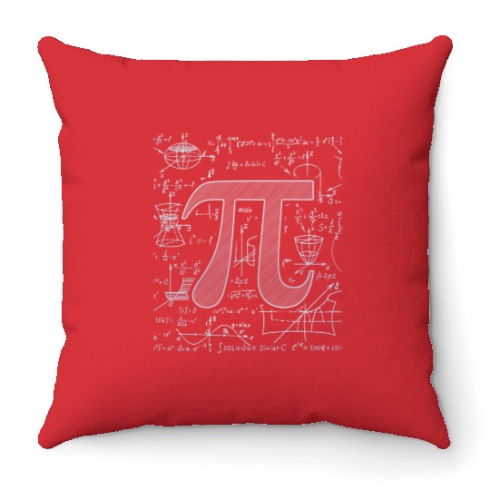 3.14 Pi Day Men Women Math Physics Teacher Pi Throw Pillows