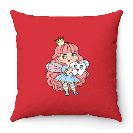 Tooth Fairy Throw Pillows